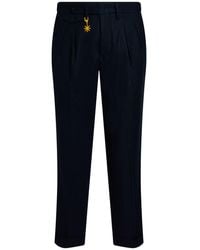 Manuel Ritz - Midnight Pants Virgin Wool, Viscose, Polyester, Elastane - Lyst