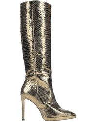 Lola Cruz Knee Boots - Metallic