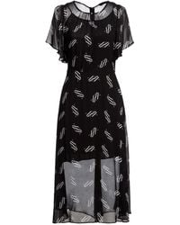 ARMANI EXCHANGE - Midi Dress - Lyst