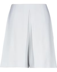 Damen Bekleidung Kurze Hosen Knielange Shorts und lange Shorts Giorgio Armani Leinen Shorts & Bermudashorts in Weiß 