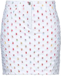 Jeremy Scott - Mini Skirt Cotton - Lyst