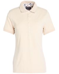Barbour - Summer Tartan Polo Shirt Cotton, Elastane - Lyst