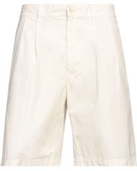 Aspesi - Ivory Shorts & Bermuda Shorts Cotton - Lyst
