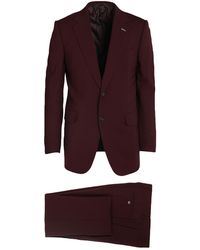 Dunhill - Burgundy Suit Wool - Lyst