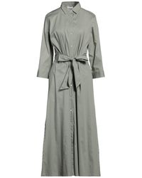 ROSSO35 - Sage Maxi Dress Cotton, Elastane - Lyst