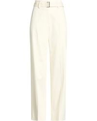 Brunello Cucinelli - Ivory Pants Cotton, Ecobrass - Lyst
