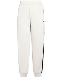 Under Armour - Cream Pants Cotton, Polyamide - Lyst