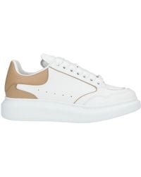 McQueen - Camel Sneakers Leather - Lyst