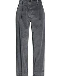 White Sand - Charcoal Pants Cotton, Modal, Elastane - Lyst