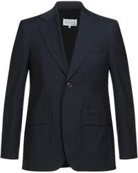 Maison Martin Margiela Mens 100% Wool Gray Sport Coat Blazer US 38 IT 48 