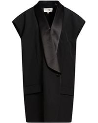 MM6 by Maison Margiela - Blazer Polyester, Virgin Wool - Lyst