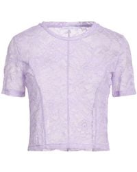 Patrizia Pepe - Top Polyamide, Elastane, Cotton - Lyst