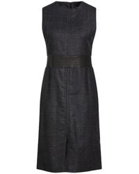 Moorer - Midi Dress Wool, Polyester, Cotton, Polyamide, Cashmere - Lyst