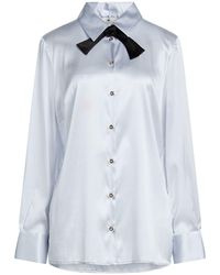 Elisabetta Franchi - Sky Shirt Silk, Elastane - Lyst