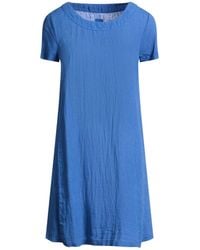 120% Lino - Mini Dress Linen - Lyst