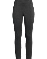 19.70 Nineteen Seventy - Charcoal Pants Viscose, Polyamide, Elastane - Lyst