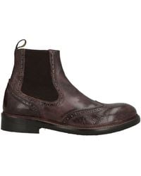 JP/DAVID - Ankle Boots Soft Leather, Textile Fibers - Lyst