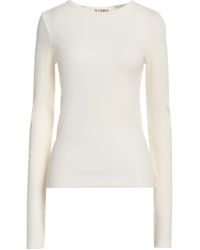 ÉTERNE - Ivory T-Shirt Cotton, Modal, Elastane - Lyst