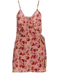 Miss Bikini - Blush Mini Dress Viscose - Lyst