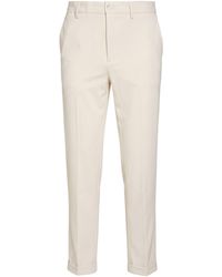 BOSS - Ivory Pants Polyester, Viscose, Elastane - Lyst