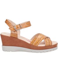 Callaghan - Tan Sandals Soft Leather - Lyst