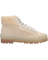 Superga Ankle Boots - Natural
