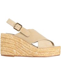 Paloma Barceló - Espadrilles Leather, Natural Raffia - Lyst