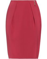 Elisabetta Franchi - Brick Midi Skirt Polyester, Elastane - Lyst