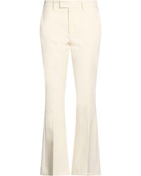 Berwich - Cream Pants Cotton, Elastane - Lyst