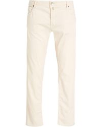 Incotex - Cream Pants Cotton, Lyocell, Elastane - Lyst