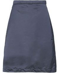 Jil Sander Navy Mini Skirt - Blue
