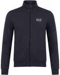 EA7 - Midnight Tracksuit Cotton, Elastane - Lyst