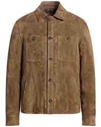 THE JACK AND JACKIE LEATHERS - Khaki Jacket Leather - Lyst