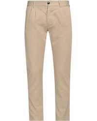 Fortela - Cream Pants Cotton - Lyst
