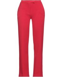 DOUBLE C - Pants Polyester, Viscose, Elastane - Lyst