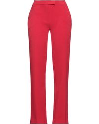 DOUBLE C - Pants Polyester, Viscose, Elastane - Lyst
