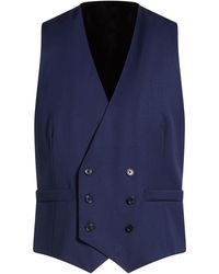 Lardini - Tailored Vest Wool, Elastane - Lyst