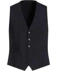 Lardini - Tailored Vest Wool, Elastane - Lyst