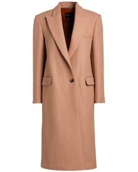 BCBGMAXAZRIA - Camel Coat Virgin Wool, Polyamide - Lyst