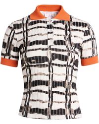 Stella Jean - Polo Shirt Polyester, Polyamide, Elastane - Lyst
