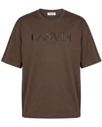 Lanvin - T-Shirt Cotton - Lyst