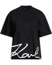 KARL LAGERFELD - T-Shirt Organic Cotton - Lyst