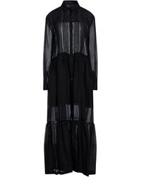 Pinko Andres Cotton Voile Maxi Dress in White | Lyst Pinko Andres Cotton Voile Maxi Dress in White | Lyst