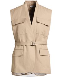 Brunello Cucinelli - Vest Cotton, Linen - Lyst