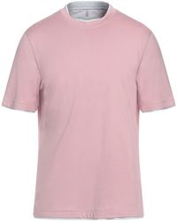 Brunello Cucinelli - Antique Rose T-Shirt Cotton - Lyst