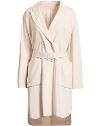 Eleventy - Overcoat & Trench Coat Wool, Elastane, Polyamide - Lyst
