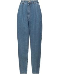 Alysi - Denim Trousers - Lyst