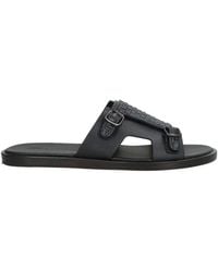 Santoni - Sandals Leather - Lyst