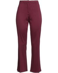 .., merci italia - Burgundy Pants Viscose, Nylon, Elastane - Lyst