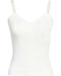 Jil Sander - Top Viscose, Polyamide, Elastane - Lyst